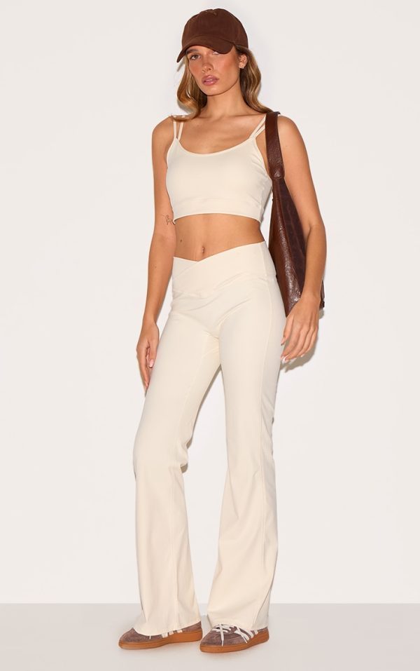 Bone Sculpt Wrap Waist Yoga Pants