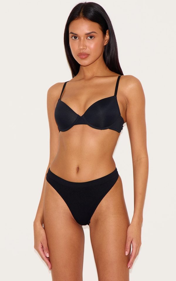 Black Underwired T-Shirt Bra