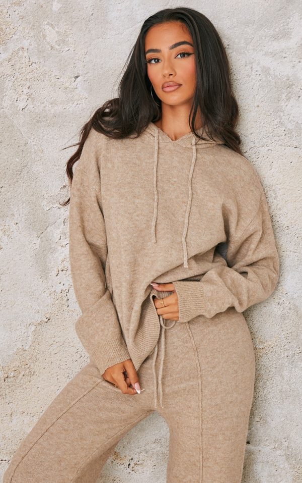 Petite Pebble Knitted Hoodie