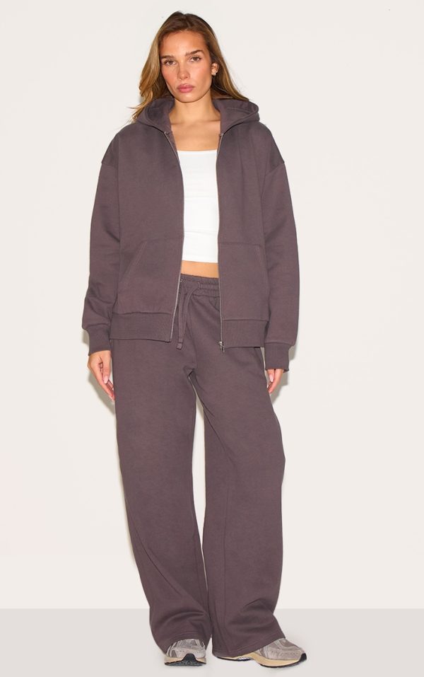 Charcoal Premium Sweat Wide Leg Sweatpants