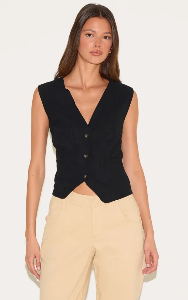 Black Premium  Tailored Vest