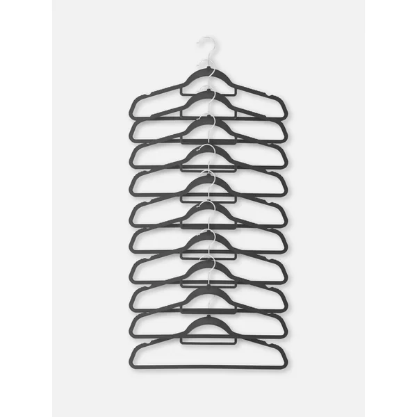 10-Pack Clothes Hangers - Black