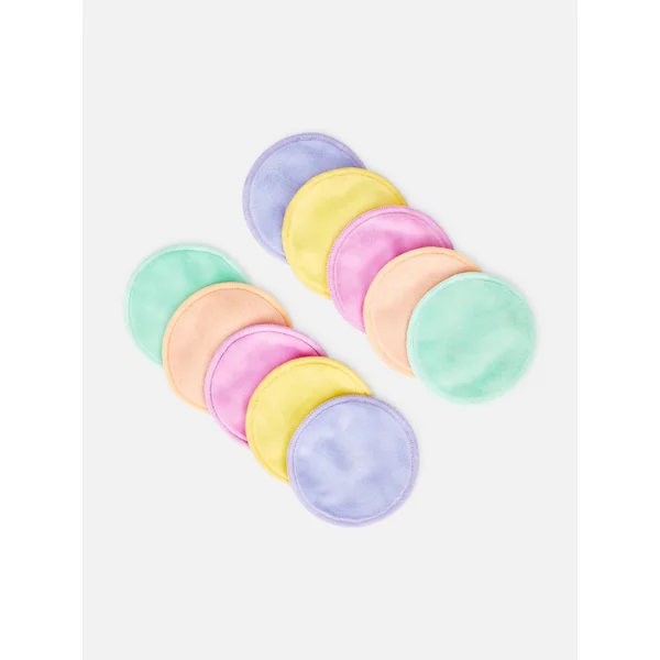10-Pack Reusable Cleansing Pads - Multi
