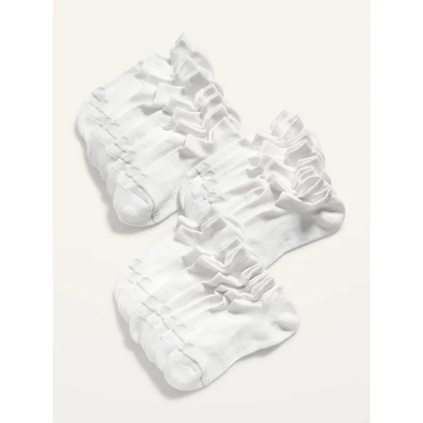 12-Pack Athletic Ankle Socks - Bright White