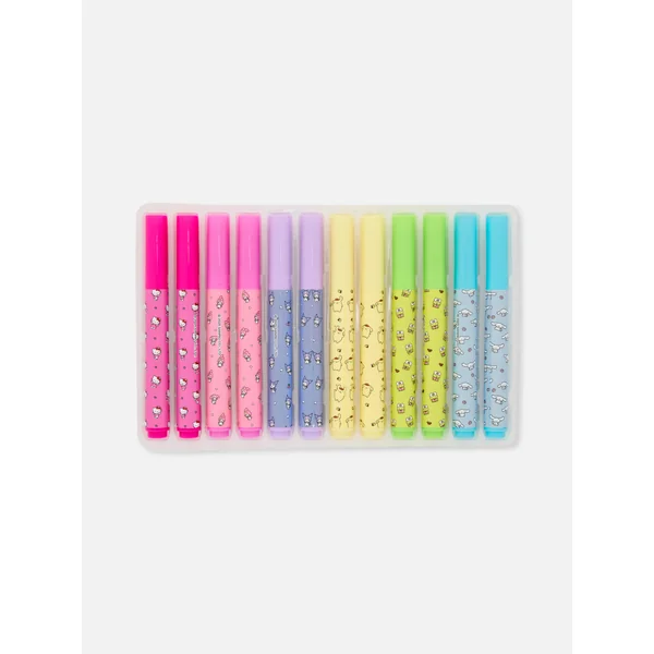 12-Pack Hello Kitty Scented Markers - Light Pink