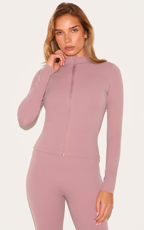 Mauve Sculpt Jacket