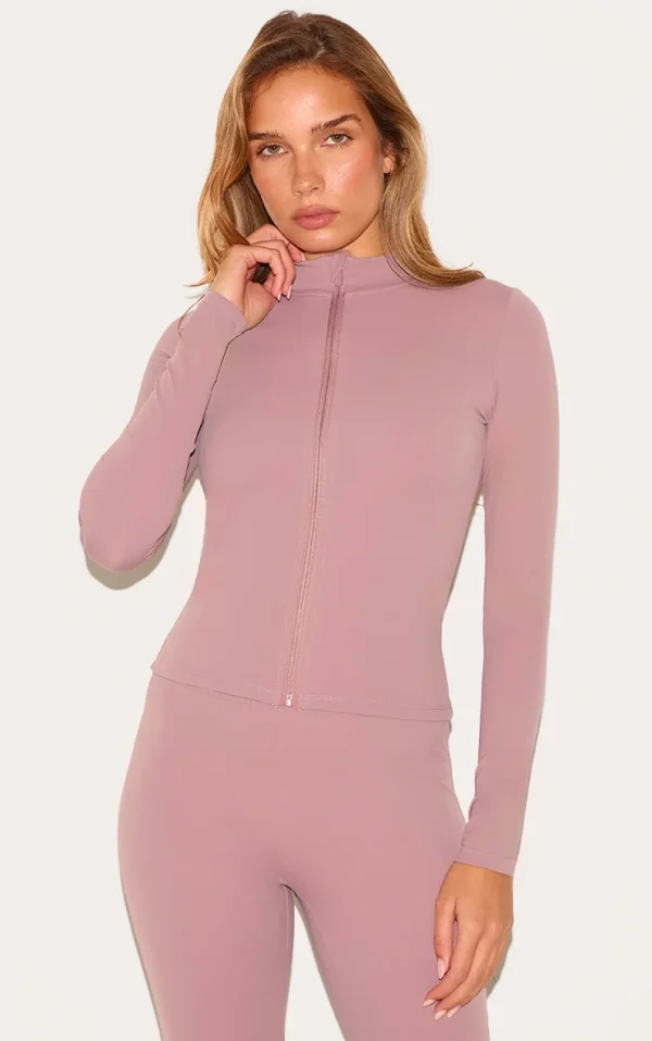 Mauve Sculpt Jacket