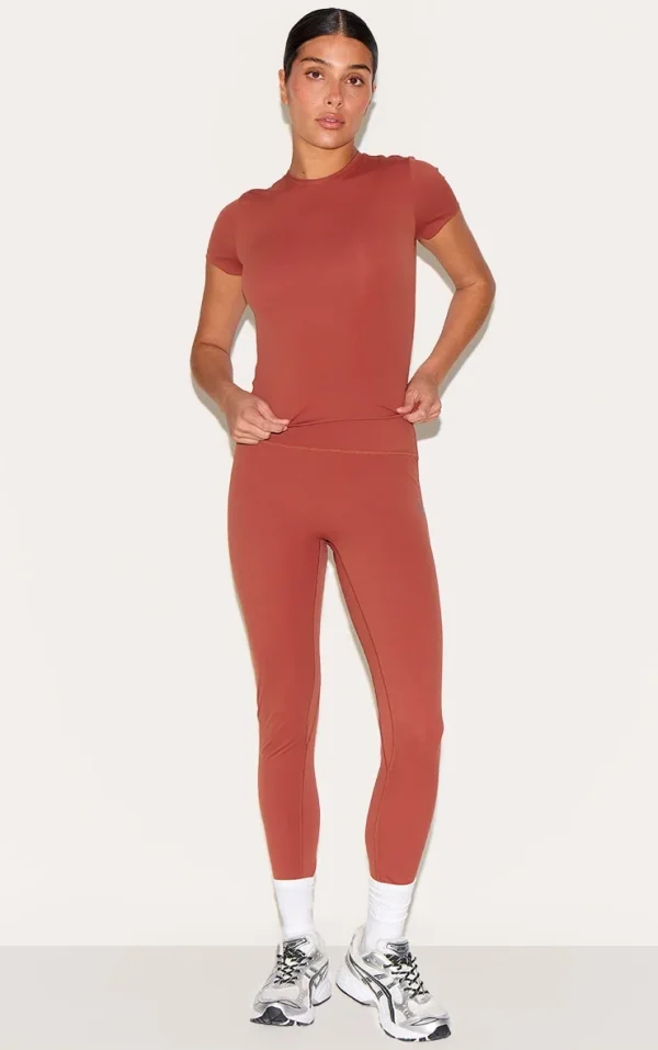 Petite Paprika Sculpt High Waist Gym Leggings
