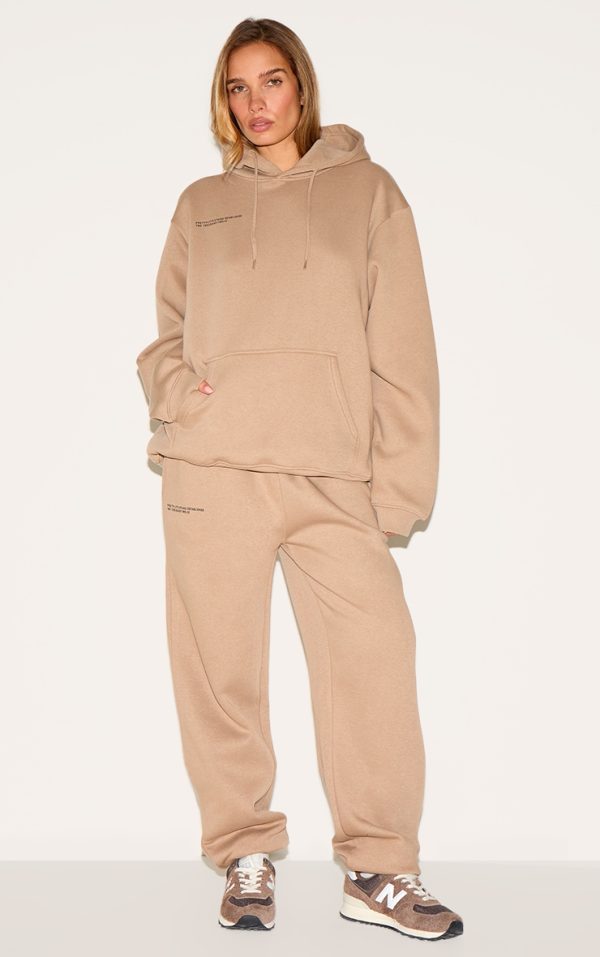 PRETTYLITTLETHING Mocha Established 2012 Sweatpants