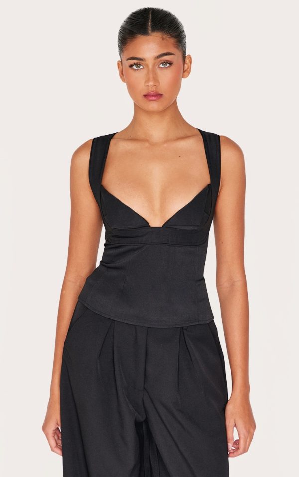 Black Layered Corset