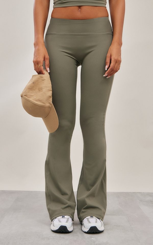 Olive Ultimate Sculpt Flare Yoga Pants