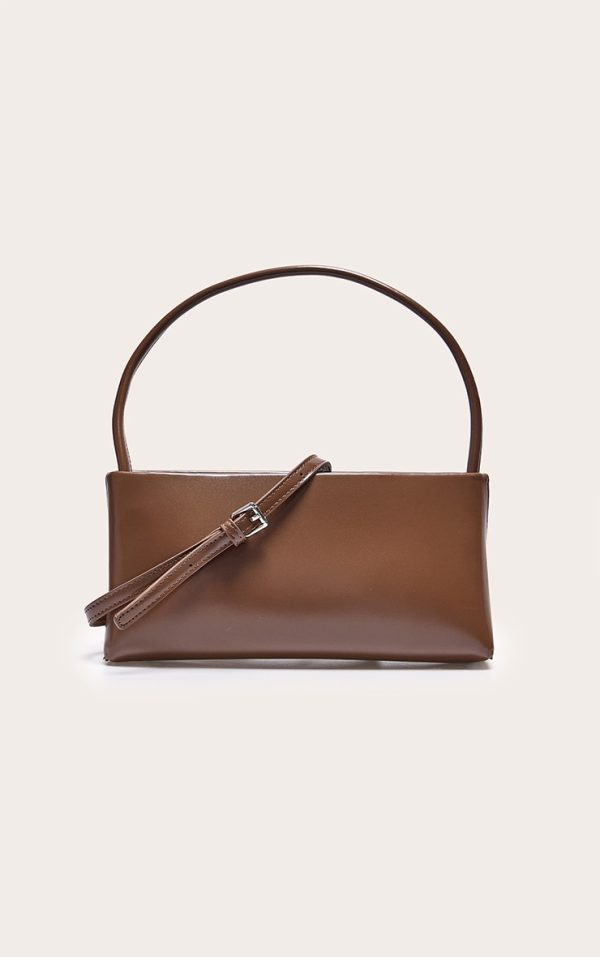 Chocolate Slim Shoulder Bag