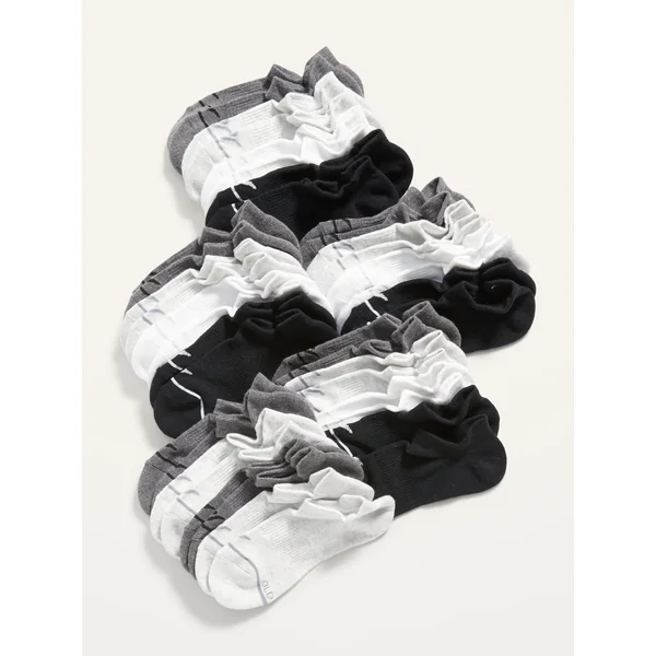 20-Pack Athletic Ankle Socks for Women - Crafted Neutrals