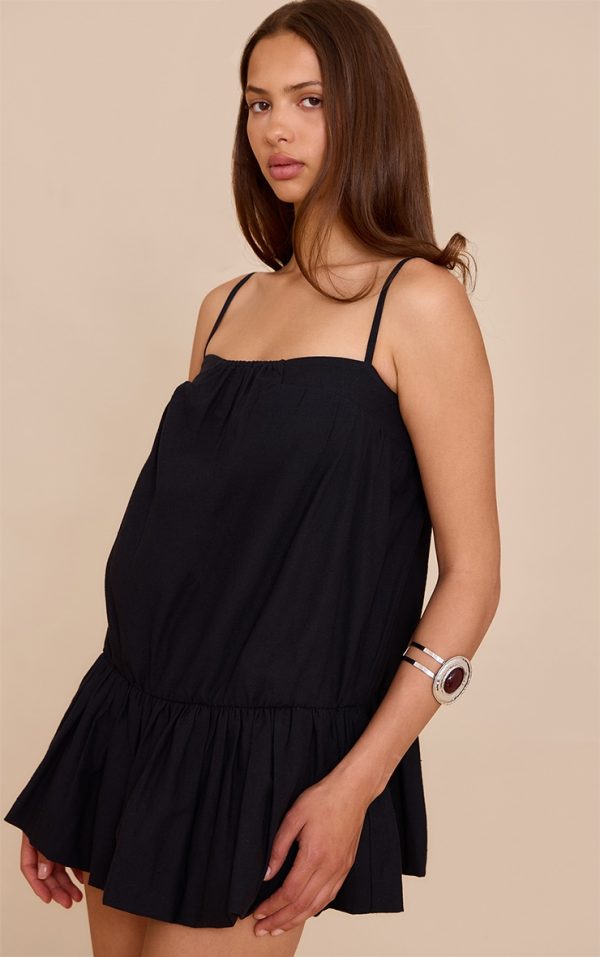 Black Puff Ball Dress