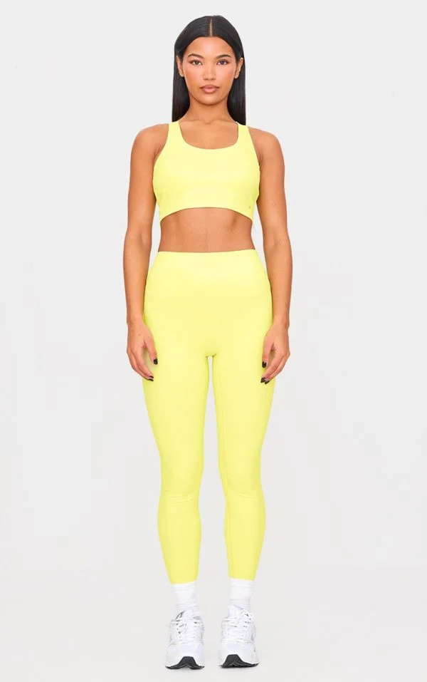 Lime Ultimate Sculpt High Waist Gym Leggings