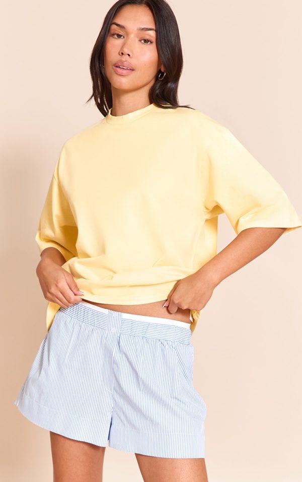 Lemon Oversized Boxy T Shirt