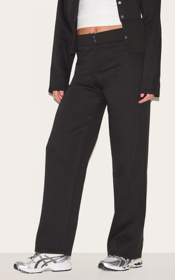 Tall Black Straight Leg Sweatpants