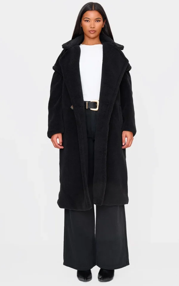 Black Borg Teddy Bear Coat