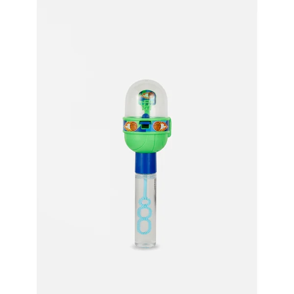 2-in-1 Basketball and Bubble Blower Toy - Blue