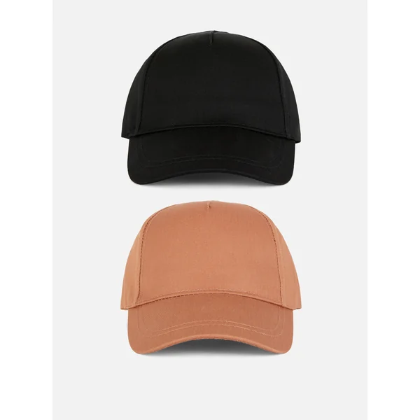 2-Pack Baseball Caps - Black