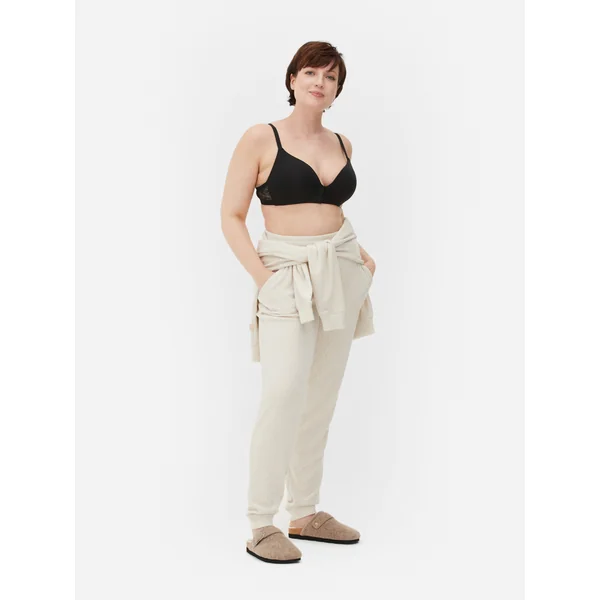 2-Pack Breast Cancer Awareness Molded Post-Surgery Bras - Black