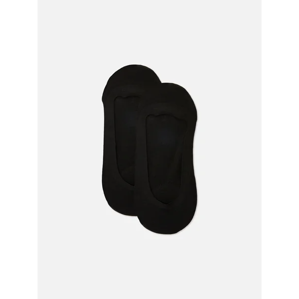 2-Pack Cushioned Footie Socks - Black