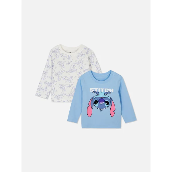 2-Pack Disney’s Stitch Long Sleeve T-Shirts - Blue