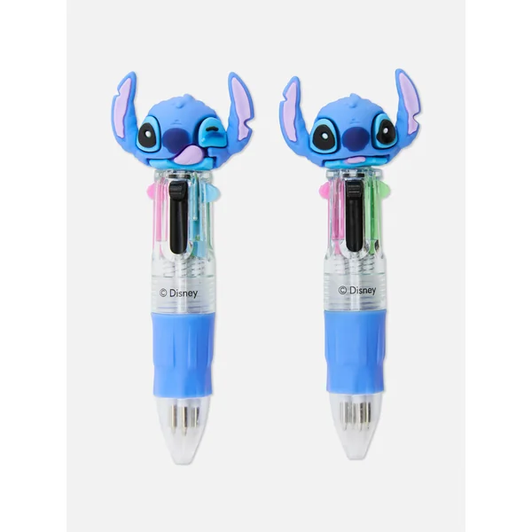 2-Pack Disney’s Stitch Mini Multi Pens - Blue
