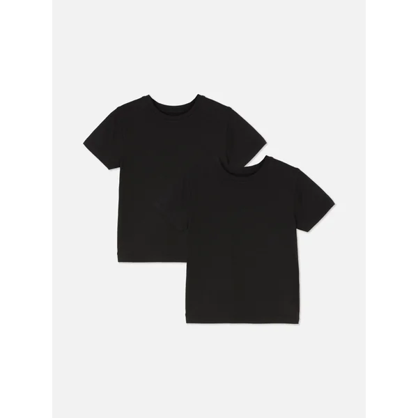 2-Pack Essential T-Shirts - Black