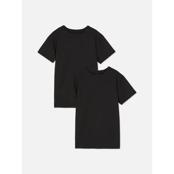2-Pack Essential T-Shirts - Black