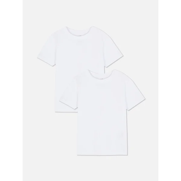 2-Pack Essential T-Shirts - White