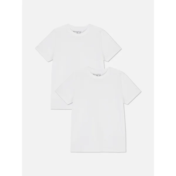 2-Pack Essential T-Shirts - White