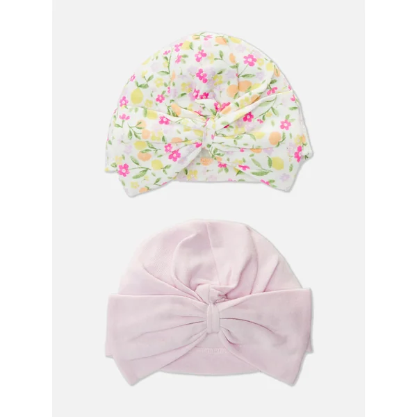 2-Pack Newborn Hats - Lilac