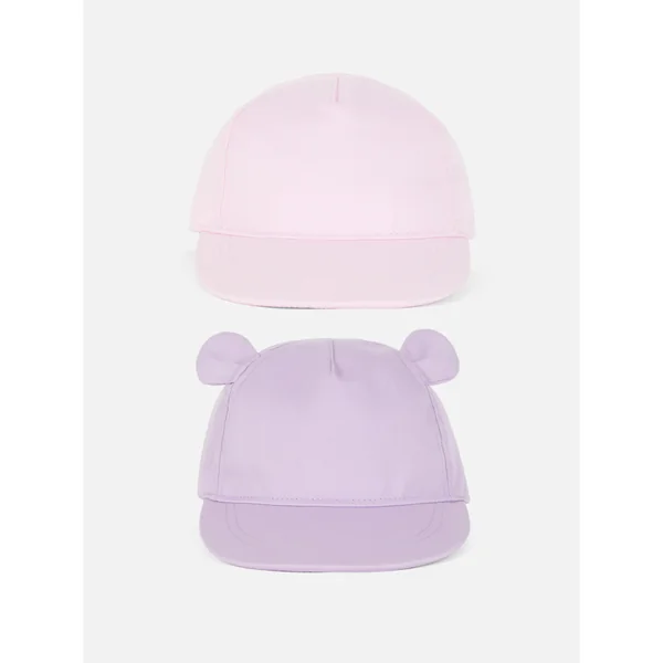 2-Pack Pastel Baseball Caps - Lilac