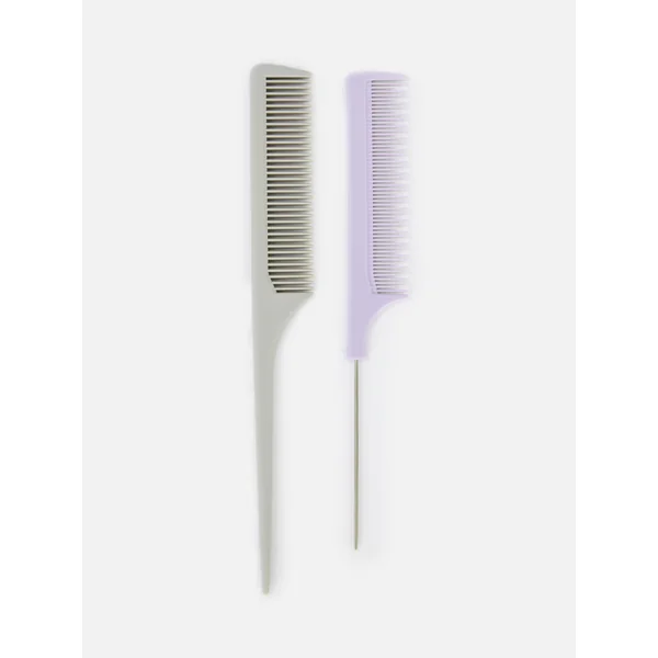 2-Pack Pin Tail Combs - Lilac