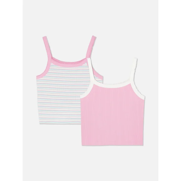 2-Pack Ribbed Vests - Multi