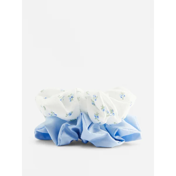 2-Pack Scrunchies - Blue