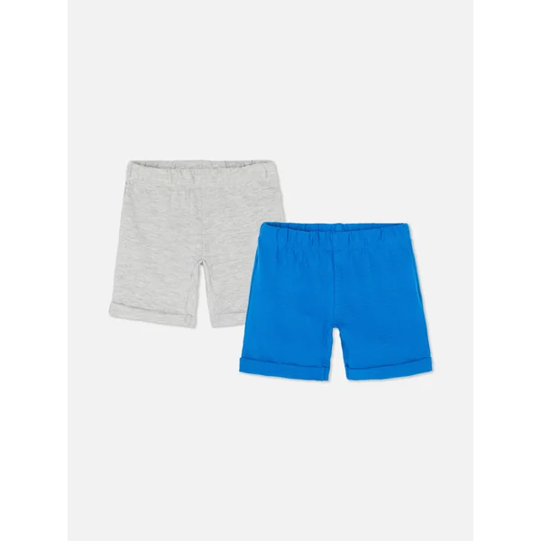 2-Pack Textured Shorts - Blue