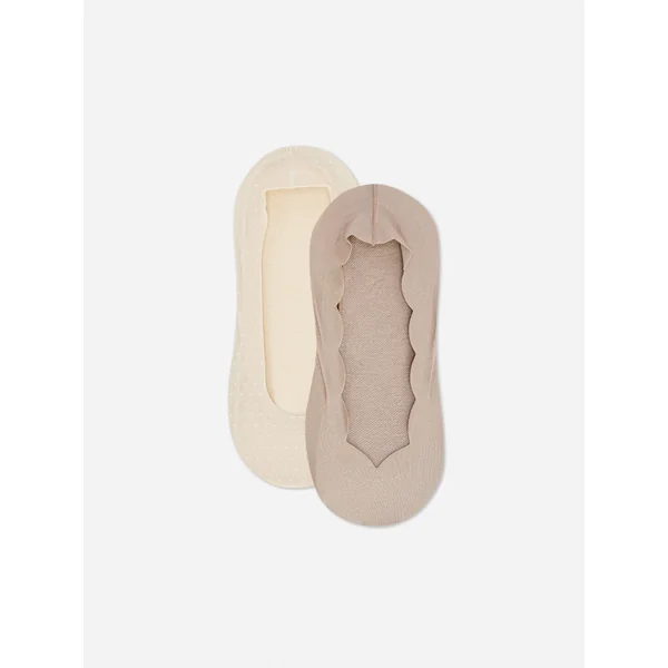 2-Pack The Edit Footies - Cream