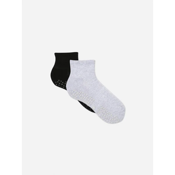 2-Pack Yoga Ankle Socks - Multi