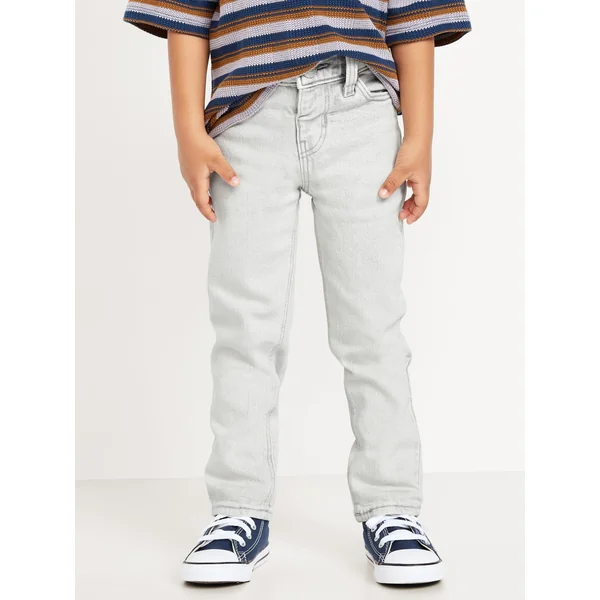 360° Stretch Skinny Jeans for Toddler Boys - Gray Wash
