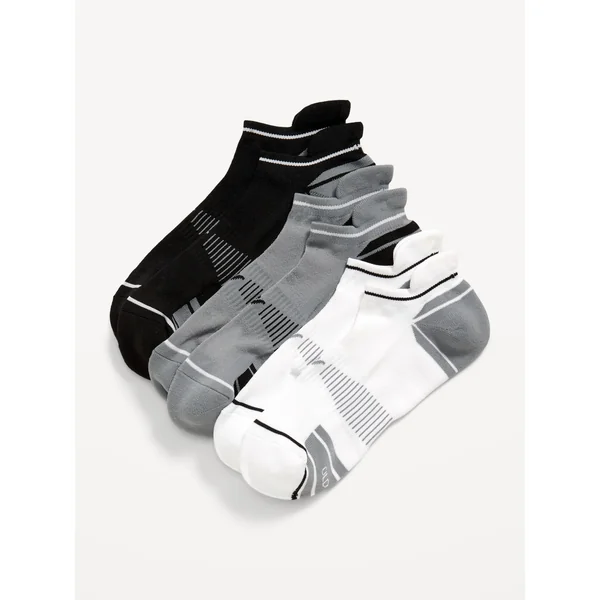 3-Pack Athletic Ankle Socks for Men - Basic Multi Pack