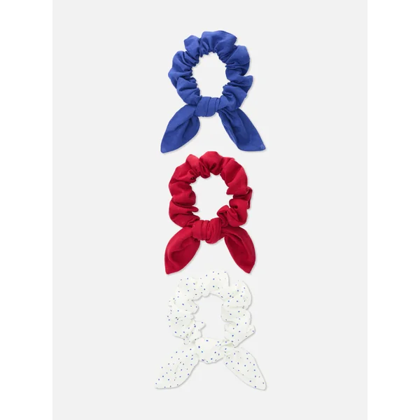 3-Pack Bow Scrunchies - Multi