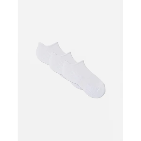 3-Pack Cushion Arch Sports Socks - White
