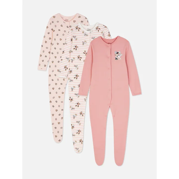 3-Pack Disney’s Minnie Mouse and Friends Sleepers - Pink