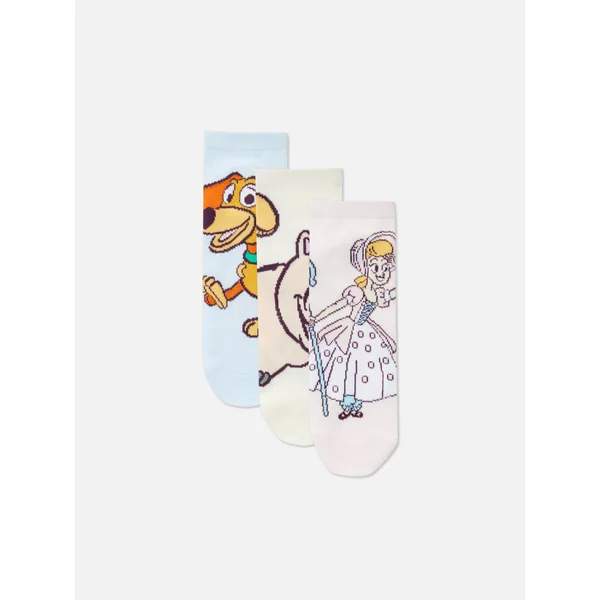 3-Pack Disney’s Toy Story Sneaker Socks - Multi