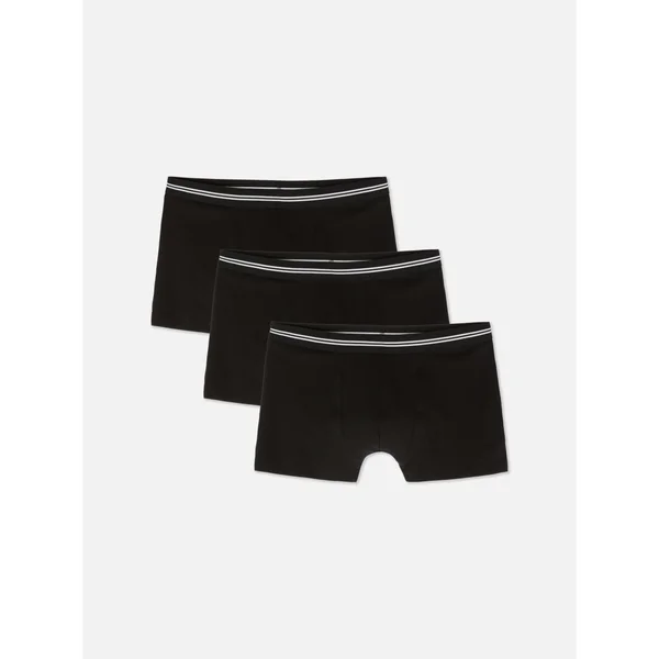 3-Pack Essential Boxer Briefs - Black