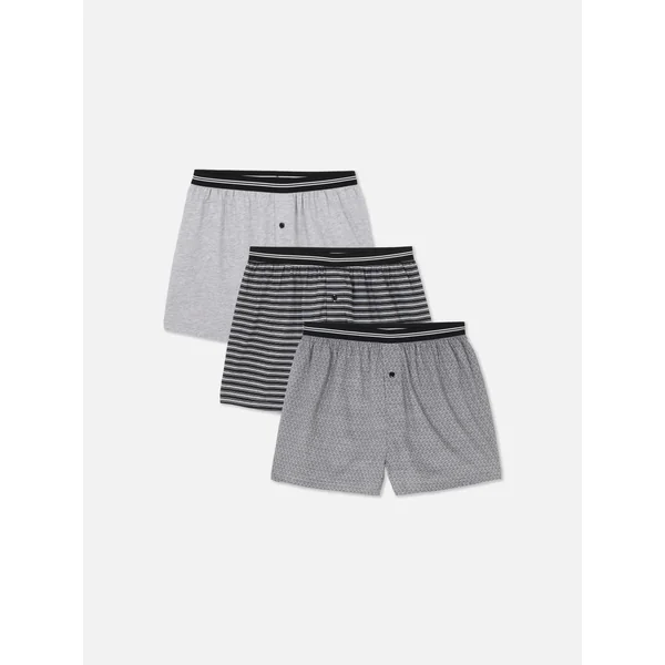 3-Pack Essential Boxer Briefs - Black