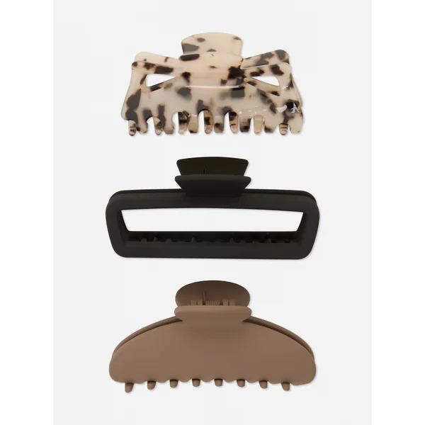 3-Pack Hair Claws - Multi