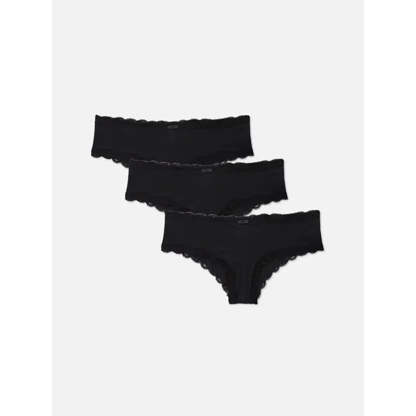 3-Pack Hipster Briefs - Black